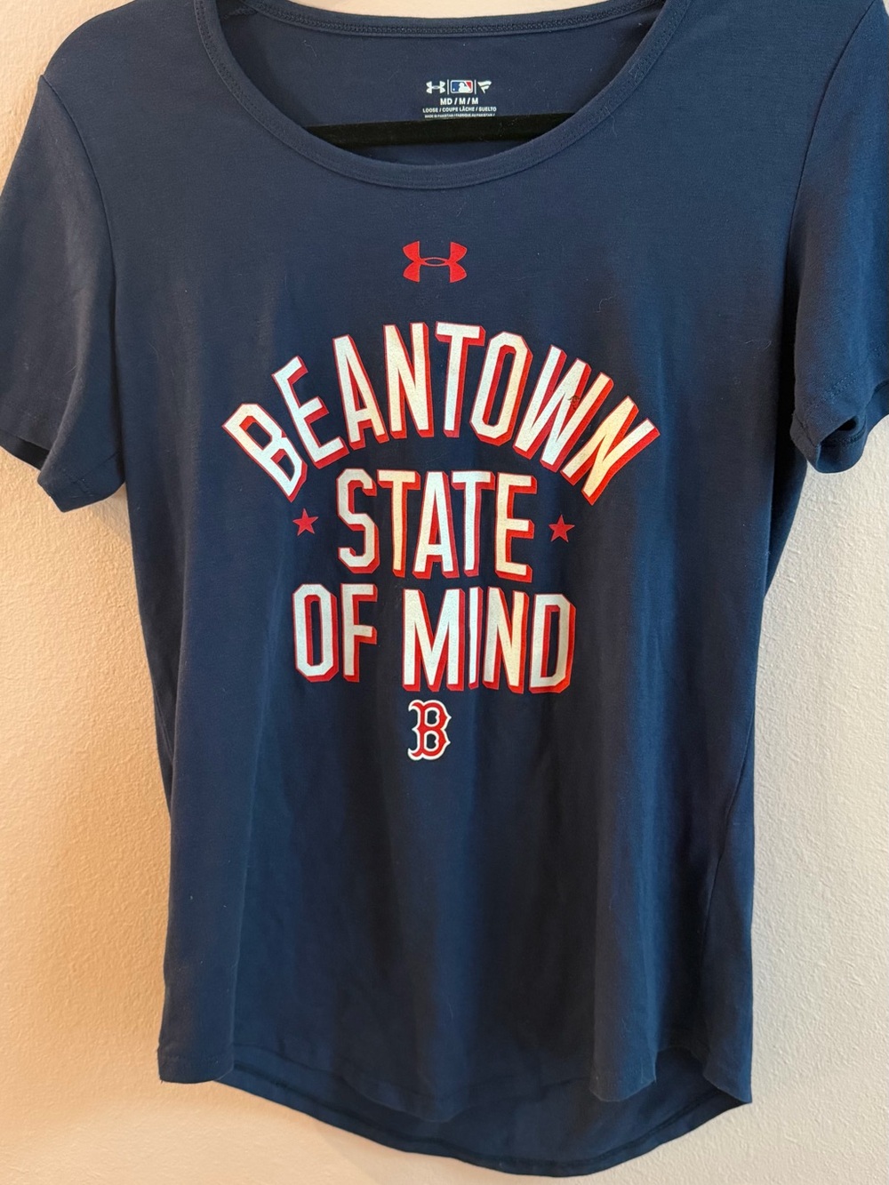 Under Armour 'Beantown State of Mind' Kids Graphic Tee Boston Red Sox